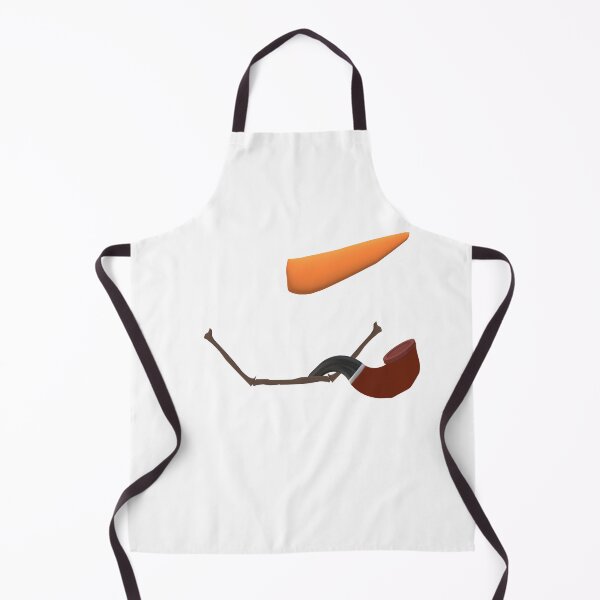Item preview, Smiling Snowman Face with Carrot Nose, Pipe and Twig Mouth designed and sold by ArtByLM.