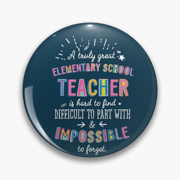 Item preview, A truly Great Elementary School Teacher Gift - Impossible to forget designed and sold by betternotes.