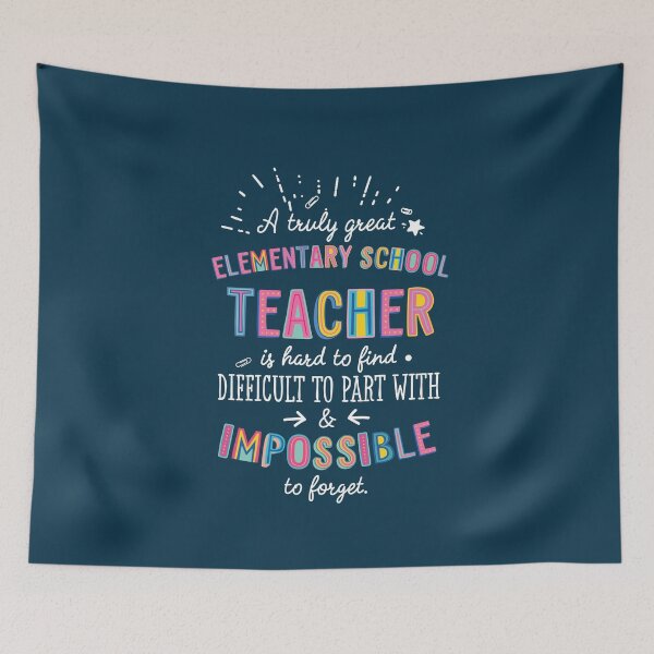 Item preview, A truly Great Elementary School Teacher Gift - Impossible to forget designed and sold by betternotes.