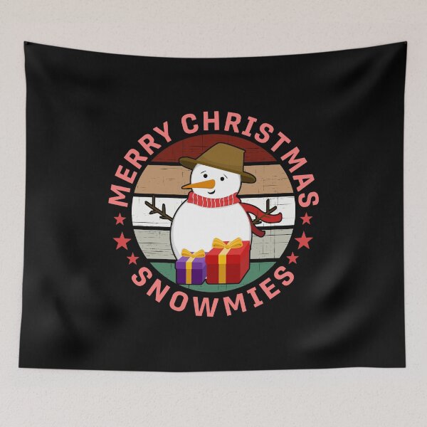 Item preview, Merry Christmas Snowmies designed and sold by Piztees.