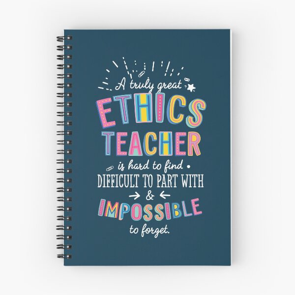 Item preview, A truly Great Ethics Teacher Gift - Impossible to forget designed and sold by betternotes.