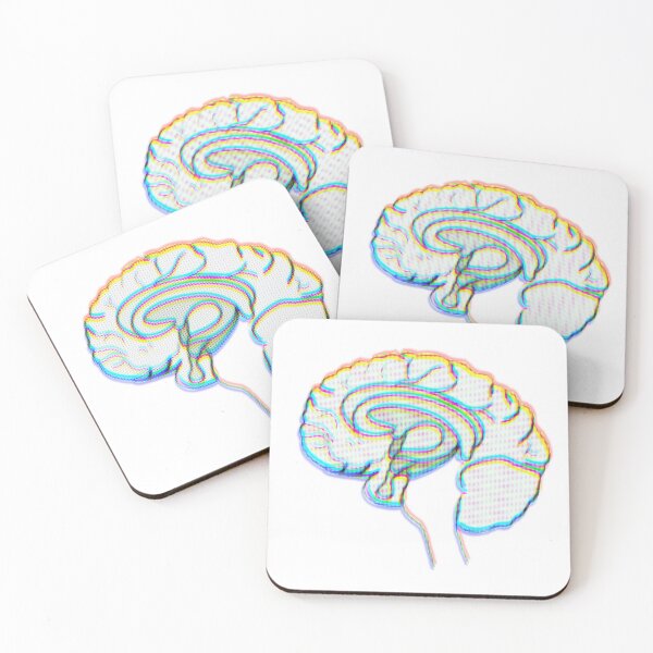 Item preview, Trippy Colourful Brain. designed and sold by faztheartnoob.