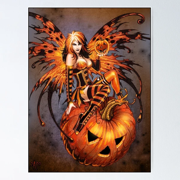 Fairy of Halloween Pumpkin