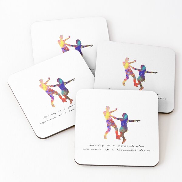 Item preview, Dancing Is A Perpendicular Expression Of A Horizon designed and sold by vividpixelusa.