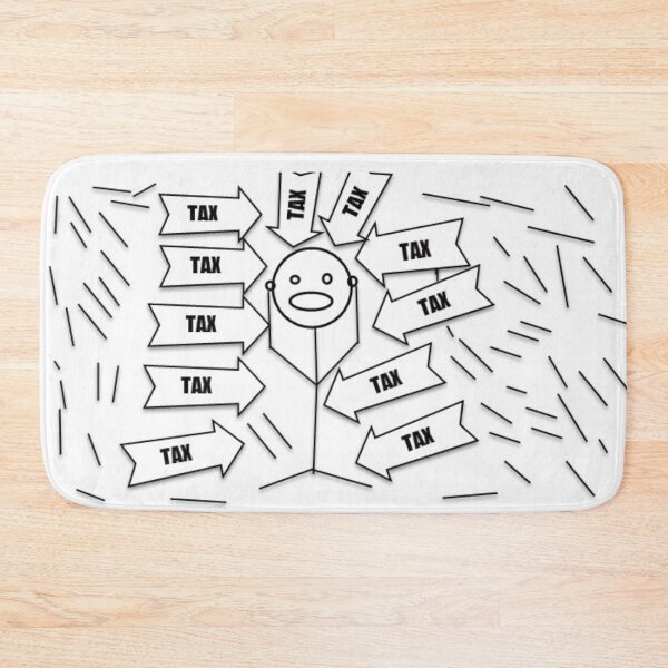 Item preview, Funny Tax burden Stick Figure Gift designed and sold by MDAccount.