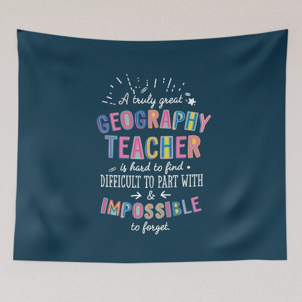 Item preview, A truly Great Geography Teacher Gift - Impossible to forget designed and sold by betternotes.