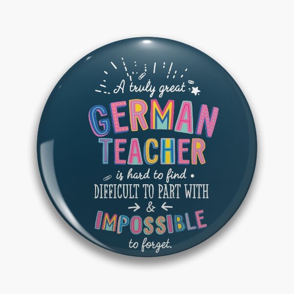 Item preview, A truly Great German Teacher Gift - Impossible to forget designed and sold by betternotes.