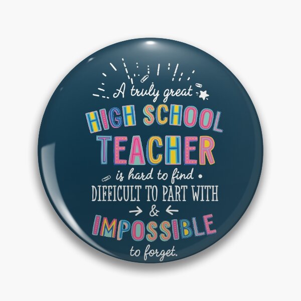 Artikelvorschau, A truly Great High School Teacher Gift - Impossible to forget entworfen und verkauft von betternotes.
