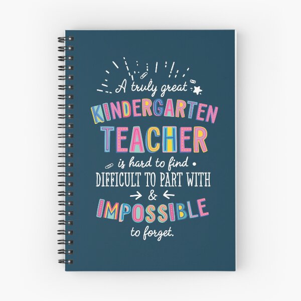 Item preview, A truly Great Kindergarten Teacher Gift - Impossible to forget designed and sold by betternotes.