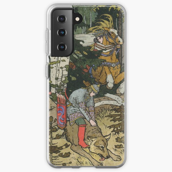 Ivan Tsarevich with Princess Elena and the Grey Wolf Ivan Bilibin Samsung Galaxy Soft Case