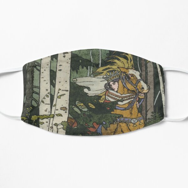 Ivan Tsarevich with Princess Elena and the Grey Wolf Ivan Bilibin Mask
