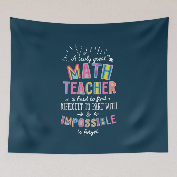 Artikelvorschau, A truly Great Math Teacher Gift - Impossible to forget entworfen und verkauft von betternotes.
