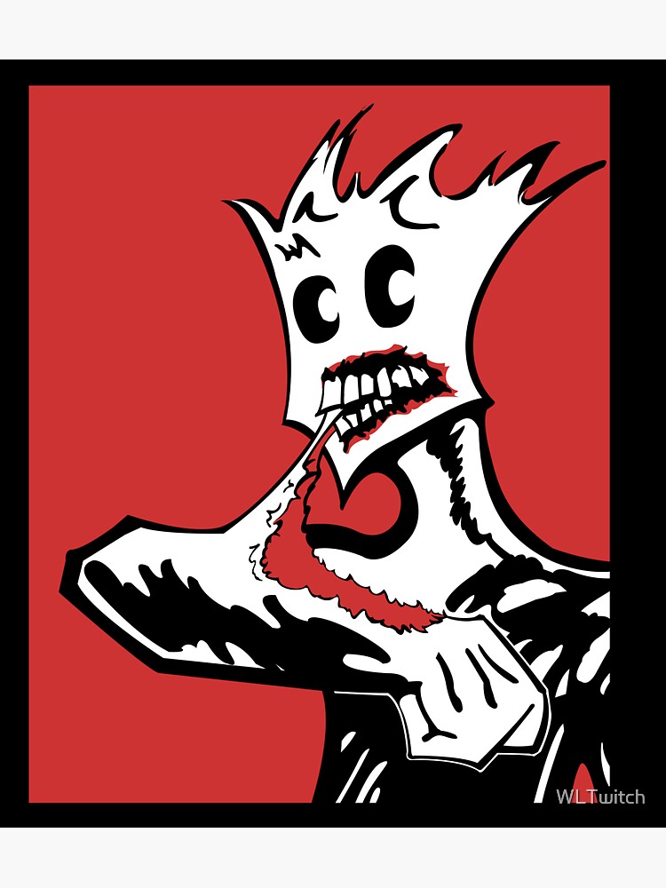 Thumbnail 3 of 3, Sticker, Eat It designed and sold by WLTwitch.