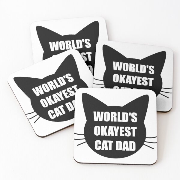 Item preview, World's Okayest Cat Dad designed and sold by Shop signer.