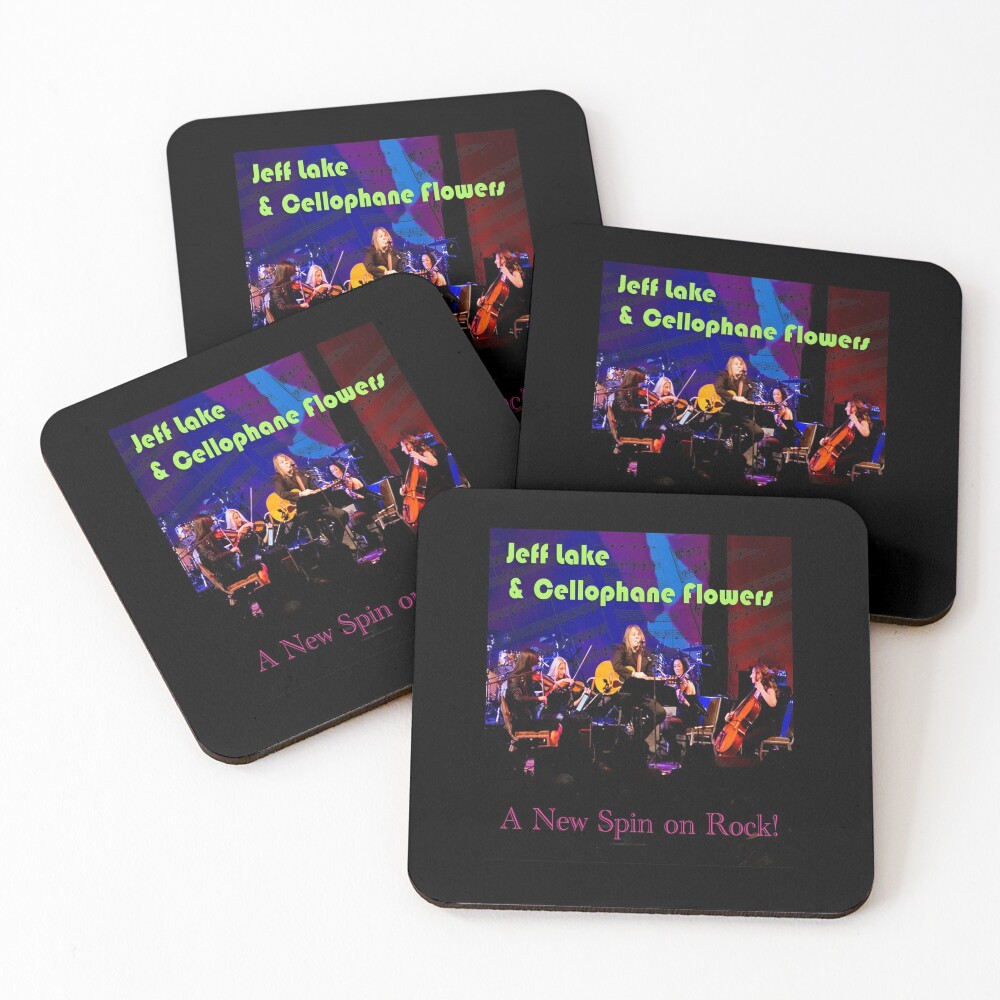Jeff Lake & Cellophane Flowers Coasters (Set of 4)