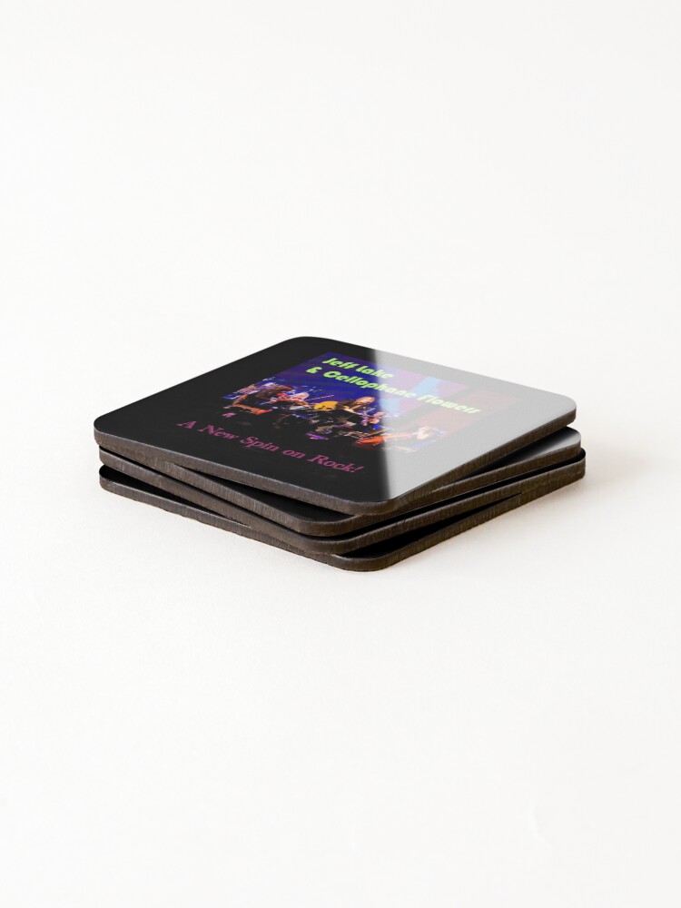 Alternate view of Jeff Lake & Cellophane Flowers Coasters (Set of 4)