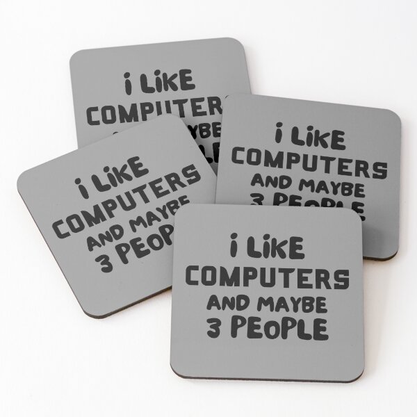 Item preview, I like Computer and maybe 3 people, Funny Computer gift, Geek gift, Computer guy gift designed and sold by AmazingEcraft.