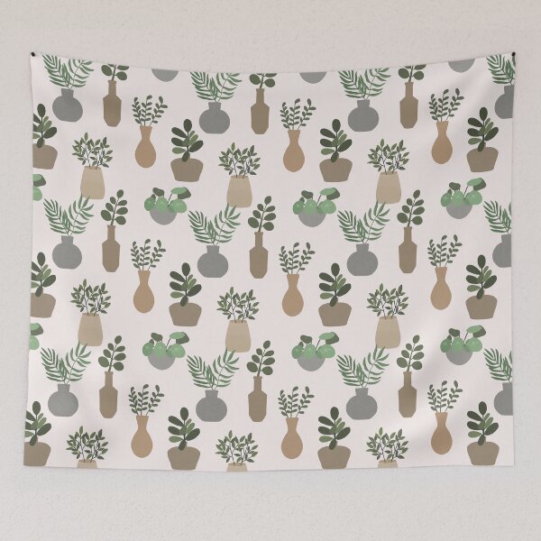 Item preview, Pot plants-tan-blush designed and sold by Vinaerick.