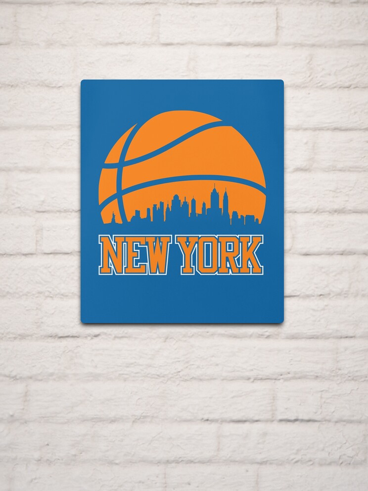 Retro Knicks Basketball New York City Skyline Essential T-Shirt for Sale  by pixeljamz