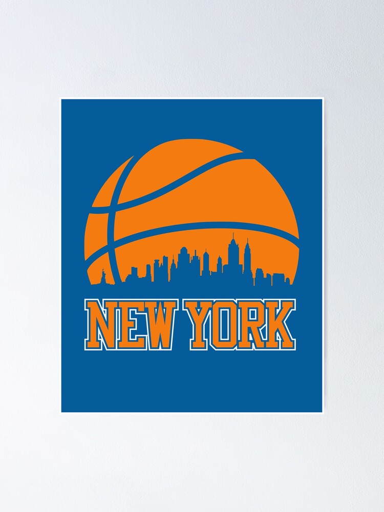 Retro Knicks Basketball New York City Skyline Essential T-Shirt