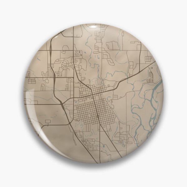 Item preview, Kalispell Sepia Map designed and sold by CPTVDesign.