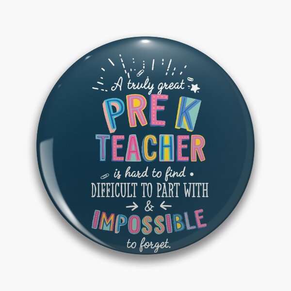 Item preview, A truly Great Pre-K Teacher Gift - Impossible to forget designed and sold by betternotes.