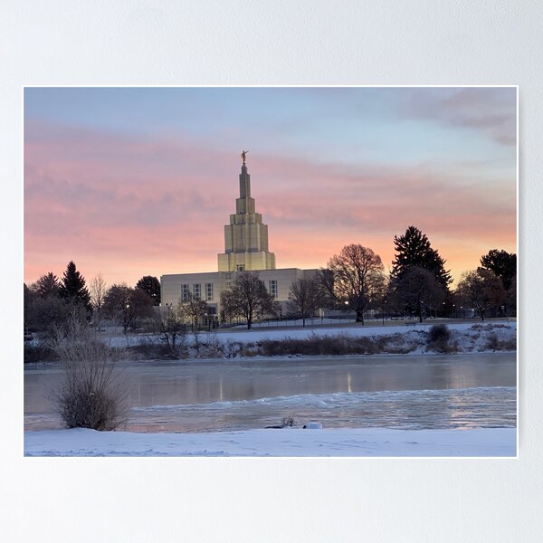 Item preview, Idaho Falls - Winter Scene of the Church of Jesus Christ of Latter Day Saints Temple designed and sold by IMAGETAKERS.
