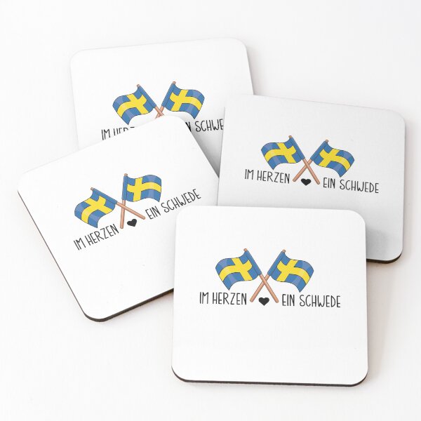 Item preview, In The Heart A Swedish Sweden Love Flag Gift Idea designed and sold by teeseeds.