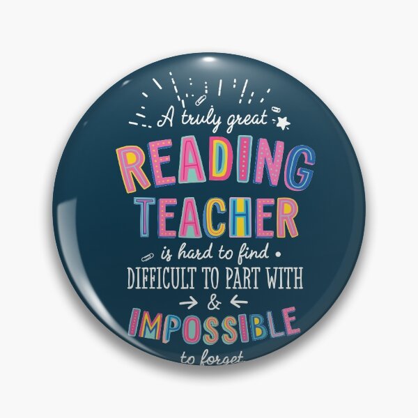 Item preview, A truly Great Reading Teacher Gift - Impossible to forget designed and sold by betternotes.