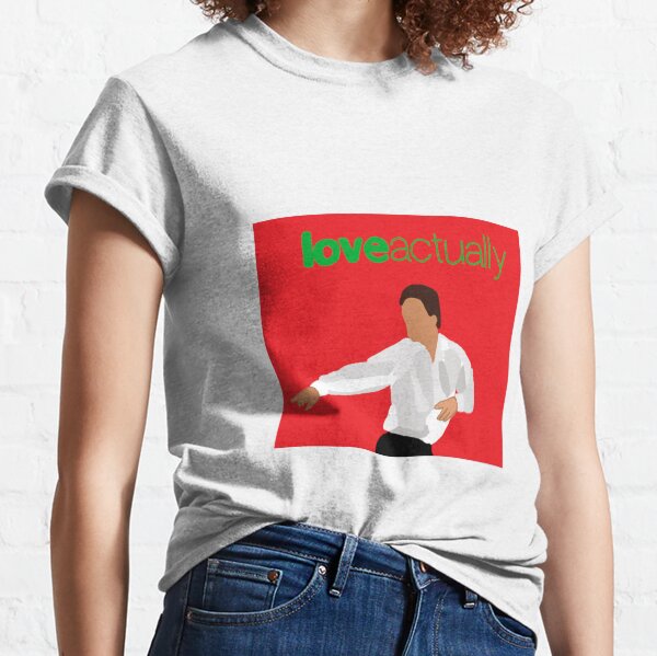 Love Actually Hugh Grant Art Classic T-Shirt