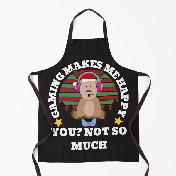 Item preview, Gaming me happy you? not so much( Reindeer) designed and sold by UnboundFull.