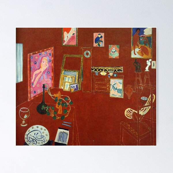 Item preview, Red Studio Matisse designed and sold by emidye20.