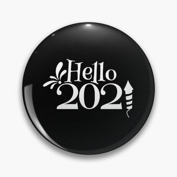 Item preview, Happy New Year Hello 2021 designed and sold by Color Me F*@k!ng Happy.