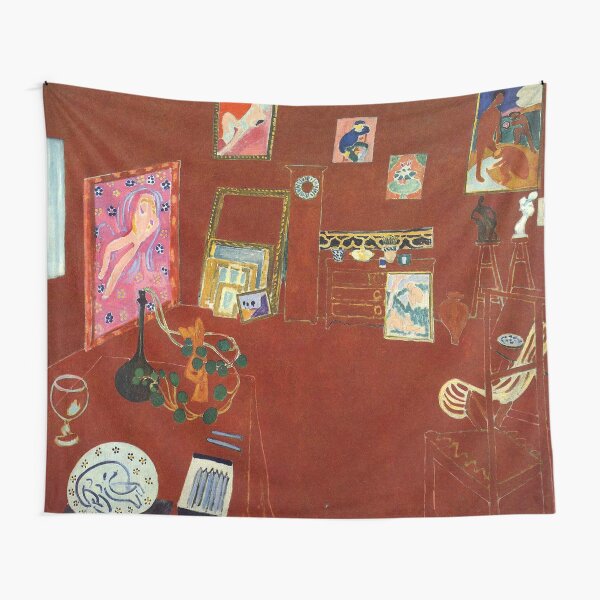 Aperçu de l'œuvre Studio Rouge Matisse créée et vendue par emidye20.