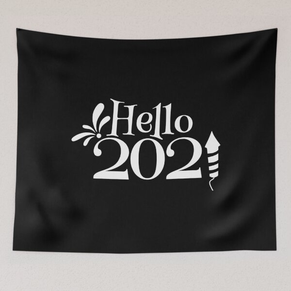 Item preview, Happy New Year Hello 2021 designed and sold by Color Me F*@k!ng Happy.