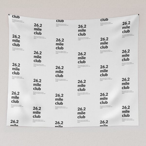 Item preview, 26.2 Mile Club designed and sold by SkeletonRunning.
