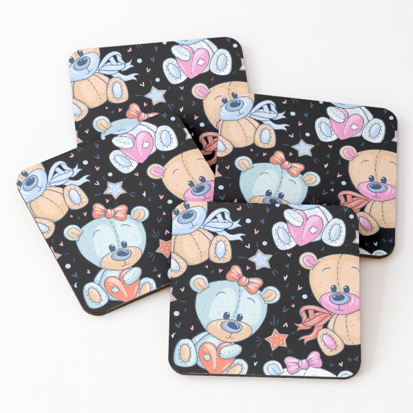 Item preview, Cute Teddy Bear Pattern designed and sold by ModkMerch.