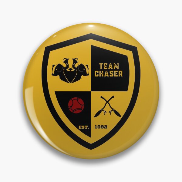 Item preview, Team Chaser Yellow and Black Badger designed and sold by AlexWolfDesigns.