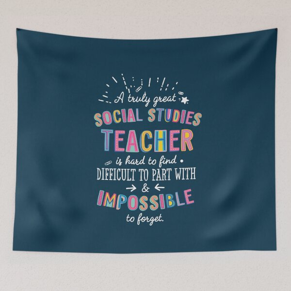 Item preview, A truly Great Social Studies Teacher Gift - Impossible to forget designed and sold by betternotes.