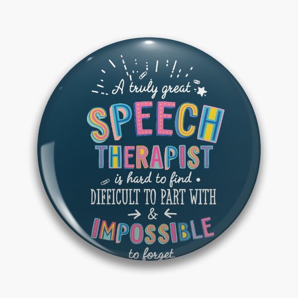 Artikelvorschau, A truly Great Speech Therapist Gift - Impossible to forget entworfen und verkauft von betternotes.