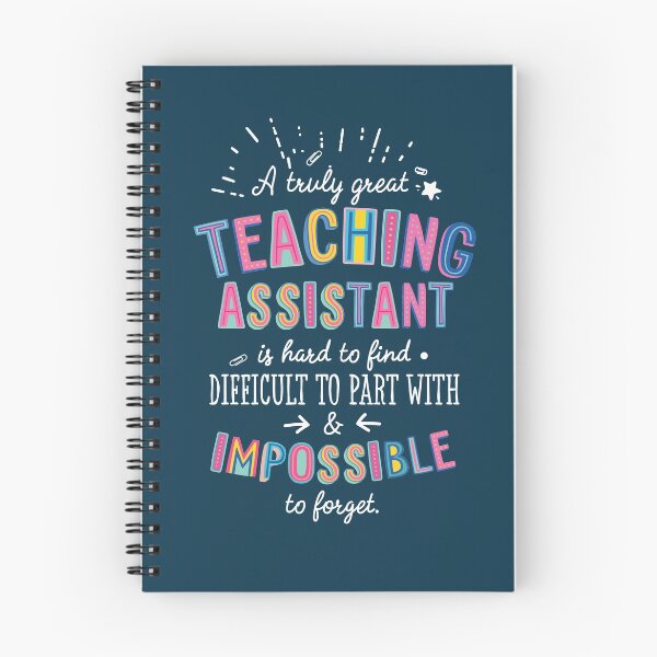 Aperçu de l'œuvre A truly Great Teaching Assistant Gift - Impossible to forget créée et vendue par betternotes.
