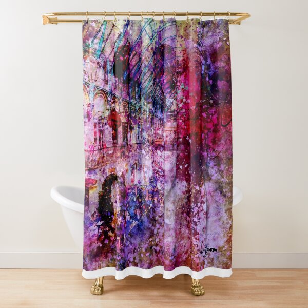 Covent Garden London - Abstract Shower Curtain