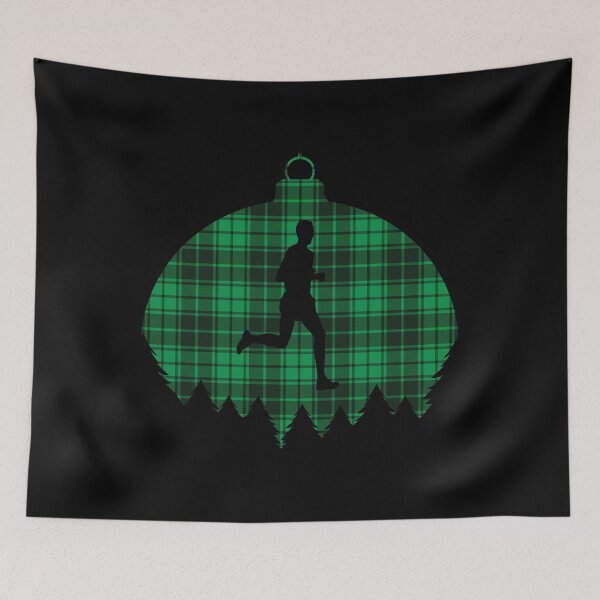 Item preview, Green Flannel Christmas Ornament - Runner designed and sold by HeatherPore.