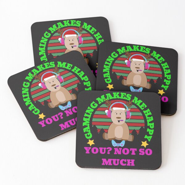 Item preview, Gaming makes me happy you? not so much (reindeer)  designed and sold by UnboundFull.
