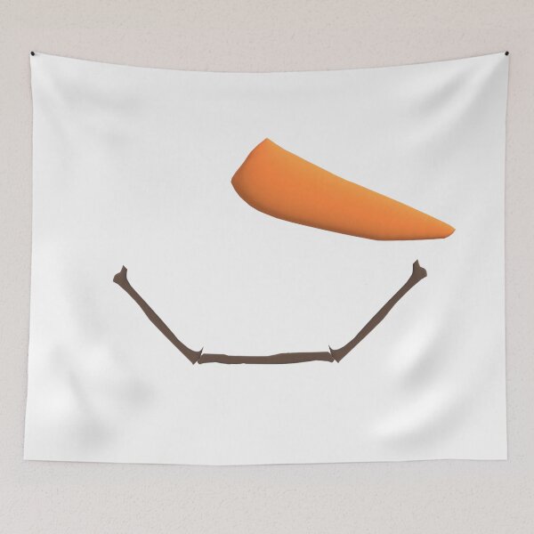 Item preview, Smiling Snowman Face with Carrot Nose designed and sold by ArtByLM.