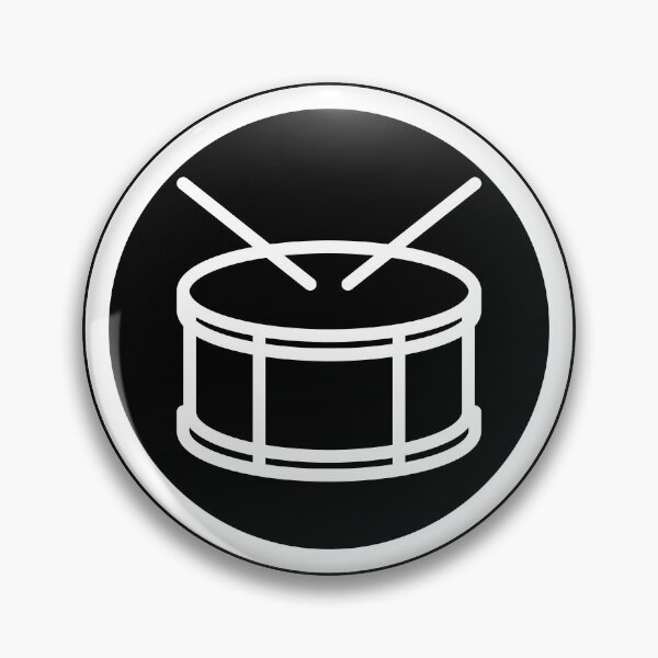 Item preview, Snare Drum Drumline Band Logo - white designed and sold by MixedBagMerch.