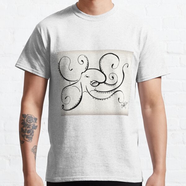 Minimalist Octopus Classic T-Shirt