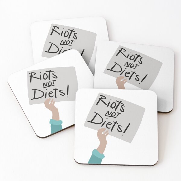 Item preview, Riots Not Diets designed and sold by willowsbunnies.