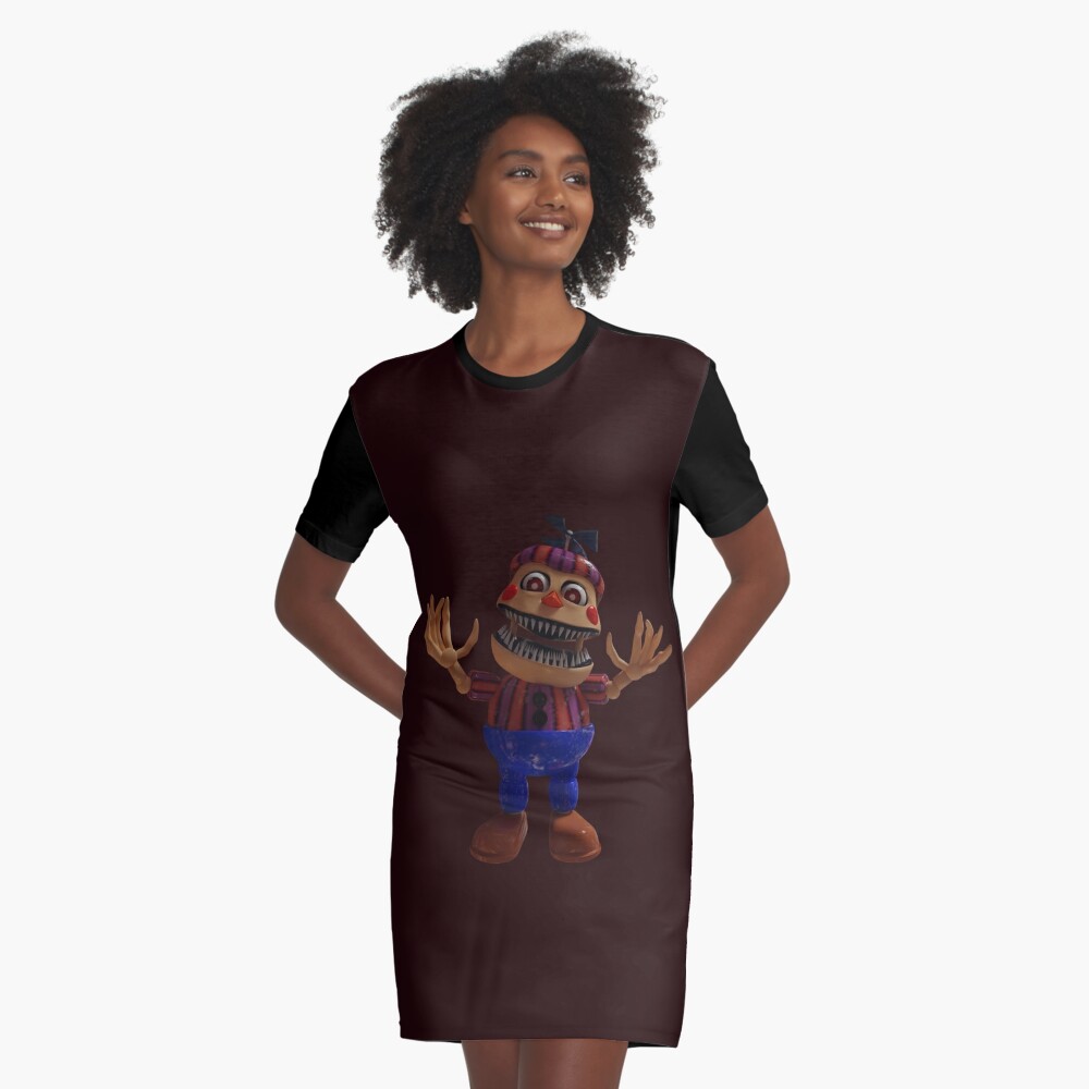 Five Nights at Freddy&amp;#39;s 4 - Nightmare BB Graphic T-Shirt Dress  for Sale by Jobel