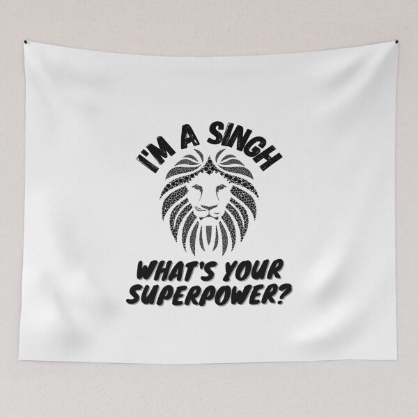 Item preview, I'm a SINGH, what's your superpower? designed and sold by BrownGirlMantra.